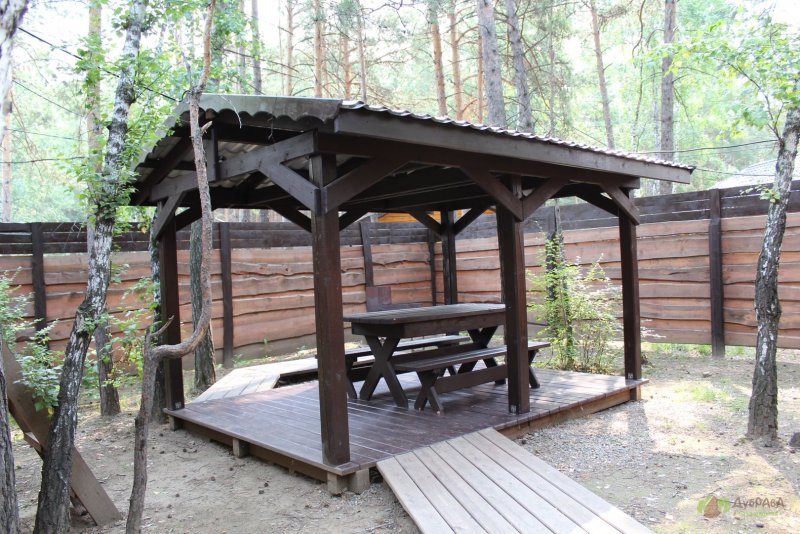 Беседка с купелью