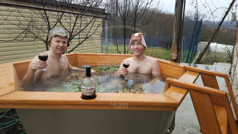 Сибирский Чан баня под открытым небом