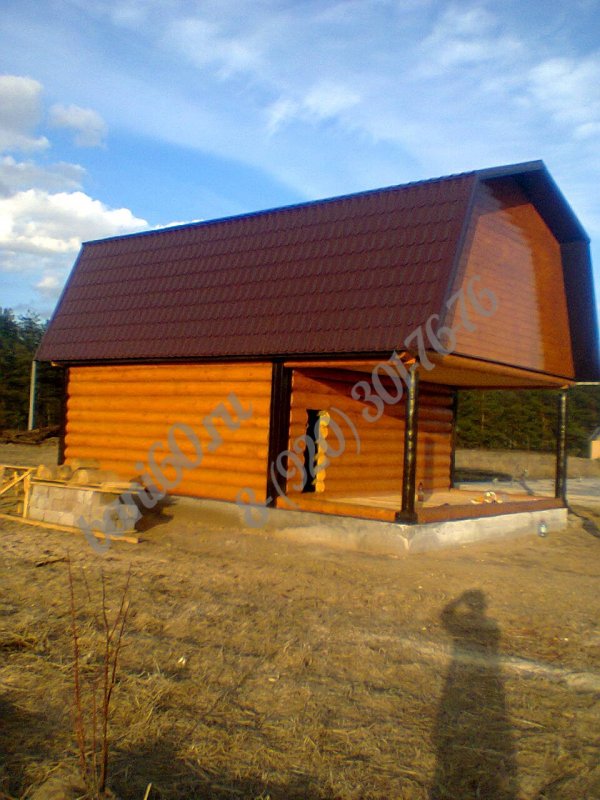 Сруб бани 6х8