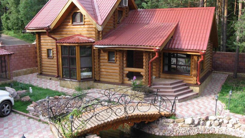 Дача с баней и беседкой