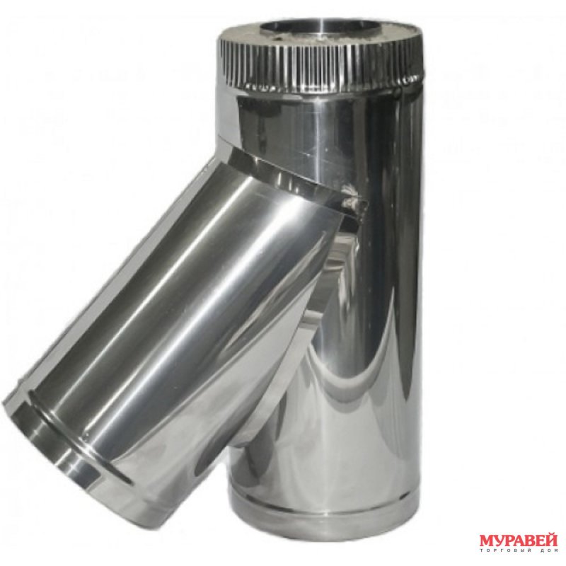 Сэндвич-тройник 135 (430/0,8мм+нерж) ф.150х210 fer.