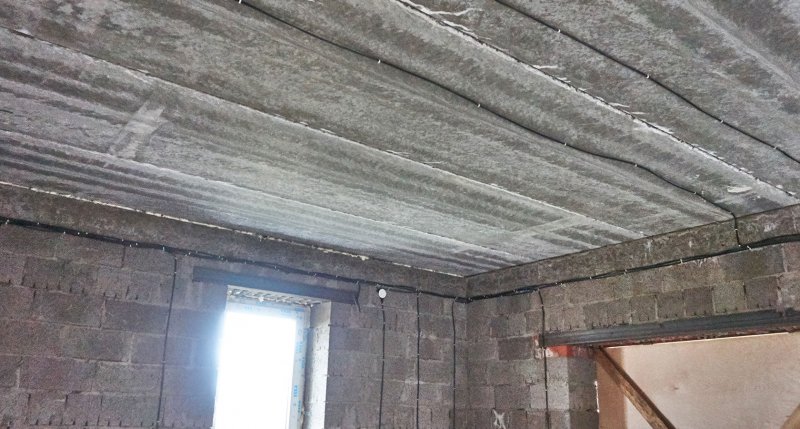Баня из керамзитных панелей
