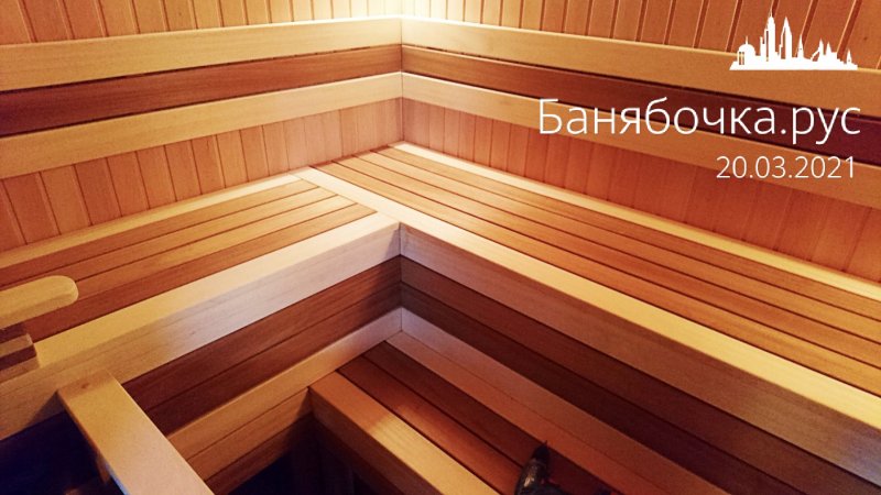 Полок в баню 1.95*0,8