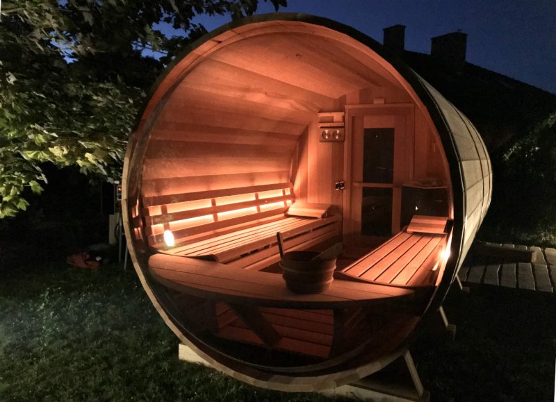 Сауна Panoramic view Barrel Sauna