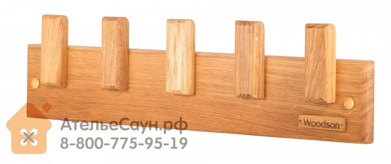 Деревянные вешалки для бани