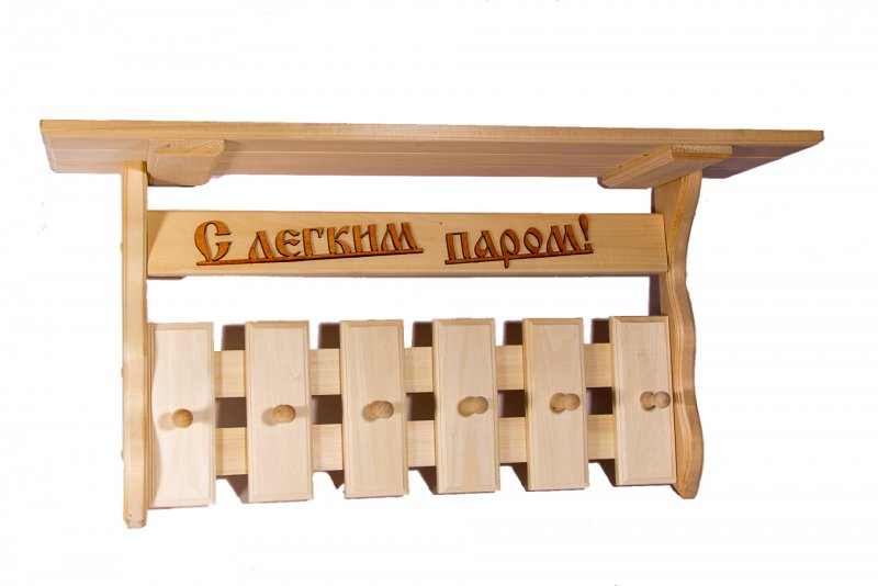 Полочки для бани из дерева