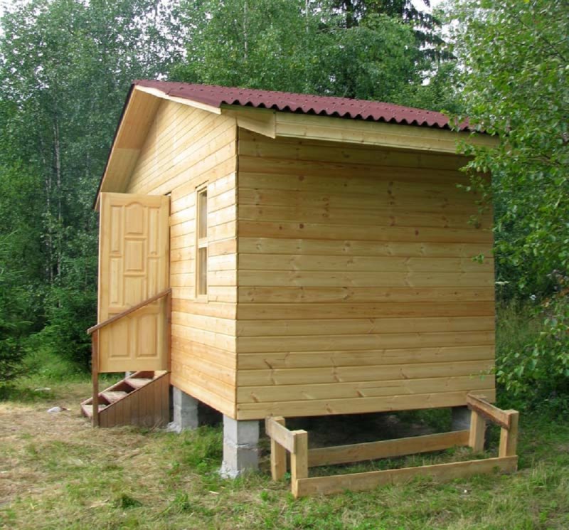 Мини баня для дачи