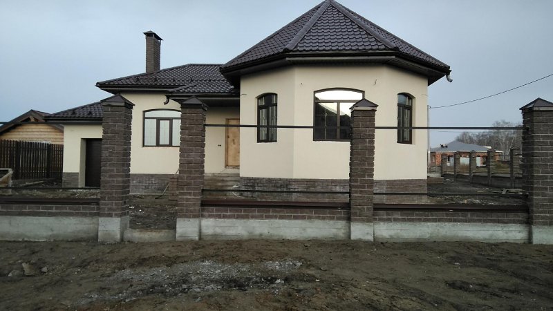 Фасад дома Кааед одноэтажный