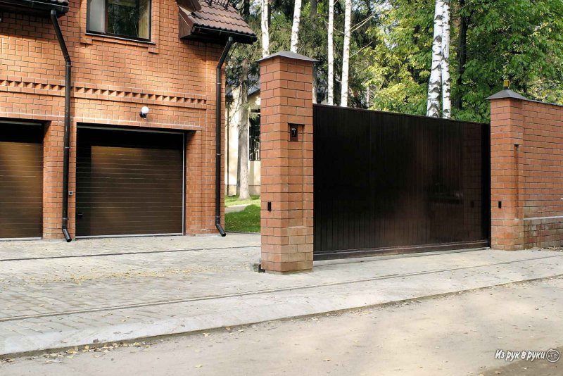 Ворота въездные автоматические