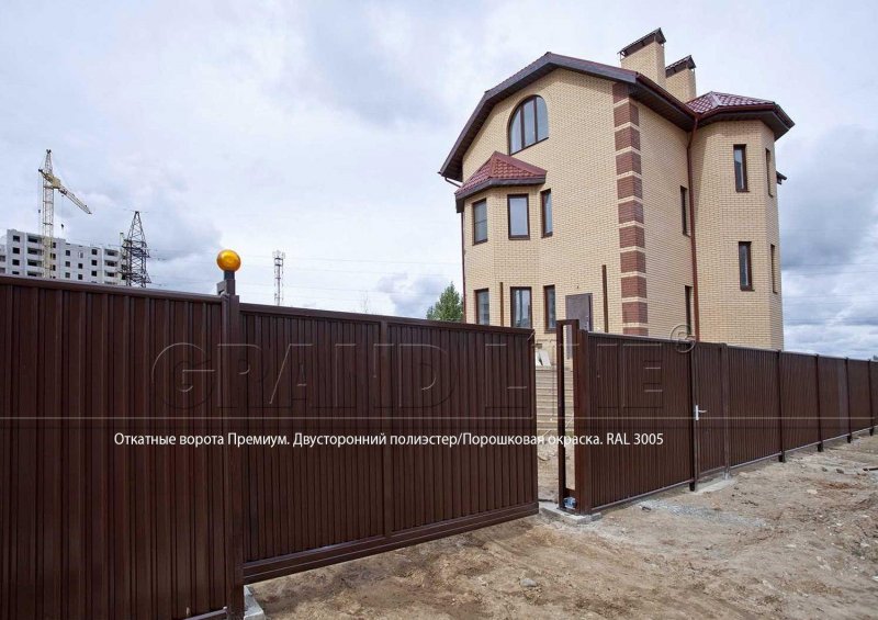 Откатные ворота премиум плюс