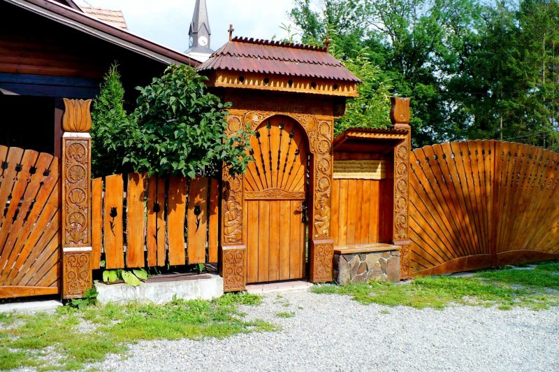 Садовые калитки из дерева