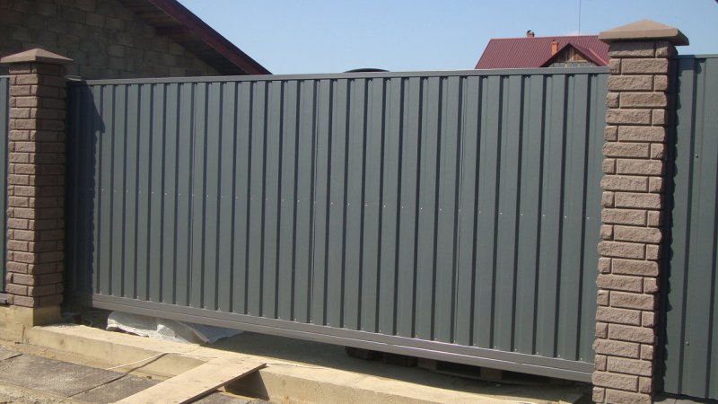 Калитка металлопрофиль RAL 7024