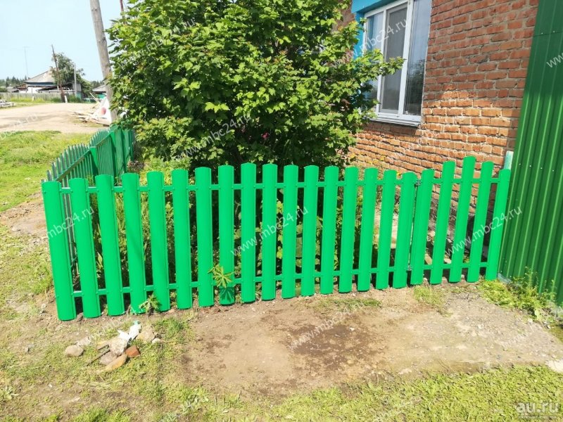 Металлический штакетник для палисадника