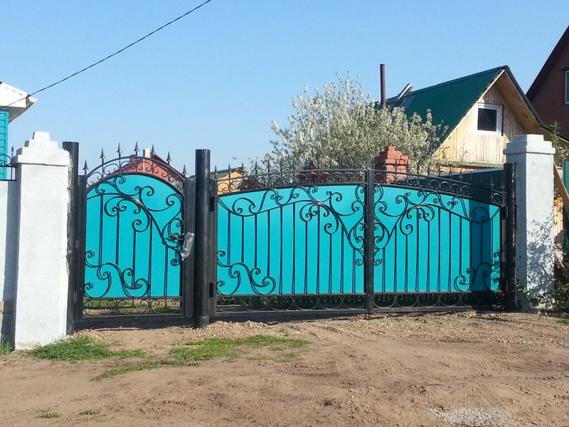 RAL 5021 забор