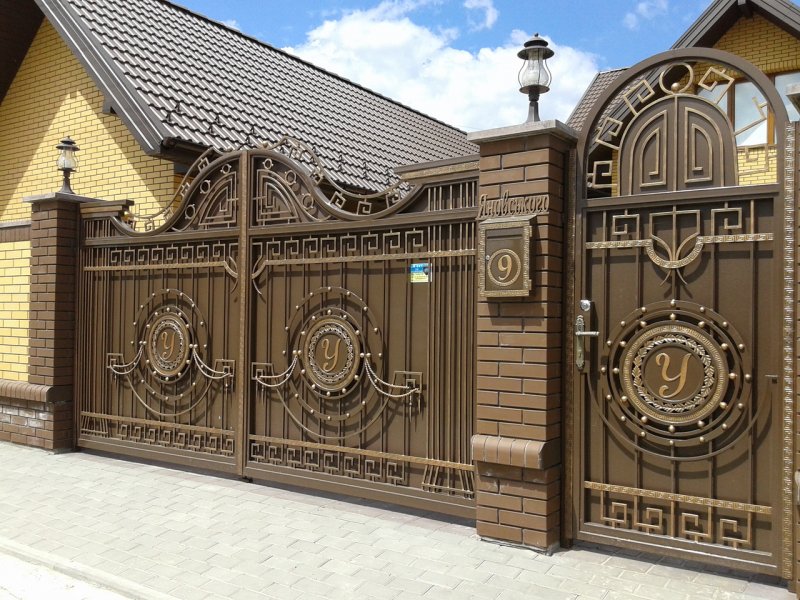 Ворота кованые Ажур Татарстан