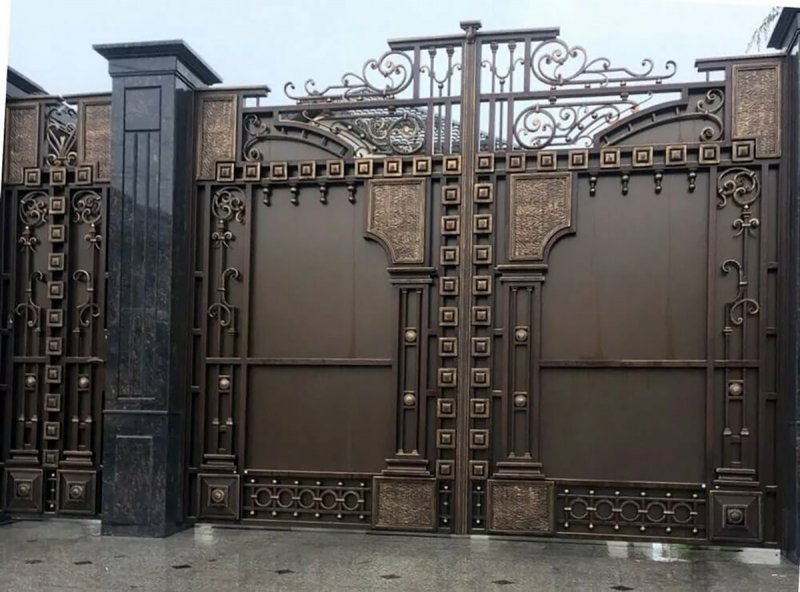 Кованые ворота Сикард