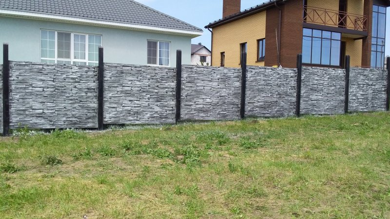 Модель плиты еврозабора песчаник в Украине
