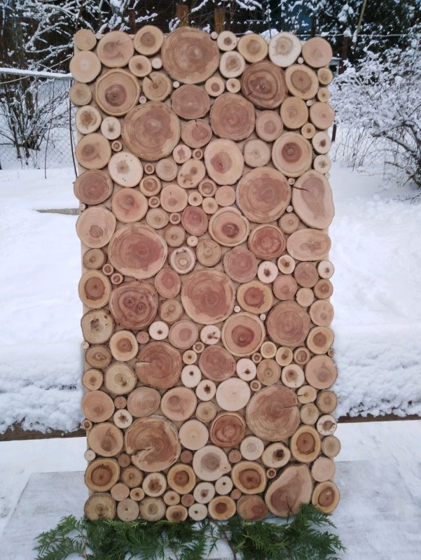 Панно из спилов