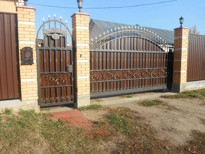 Ворота на участок