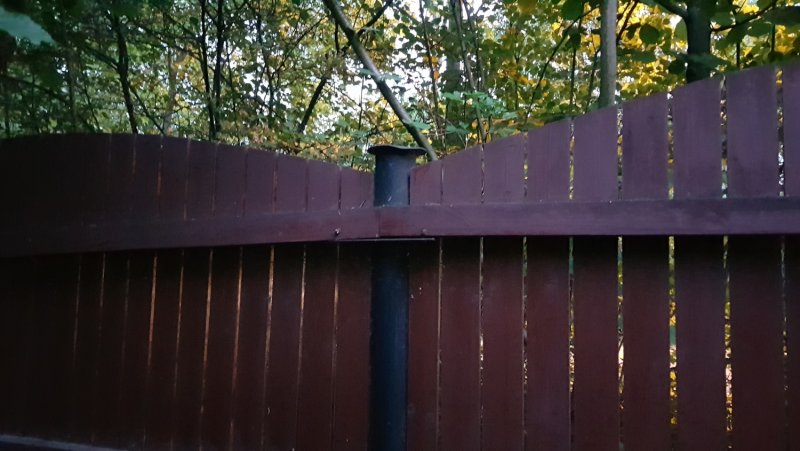 Наращивание забора из профнастила в высоту