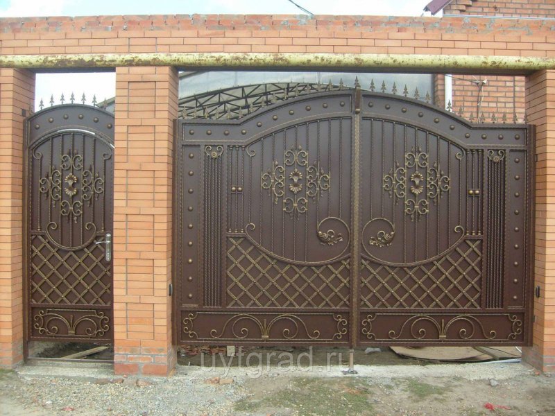 Кованые ворота Сикард