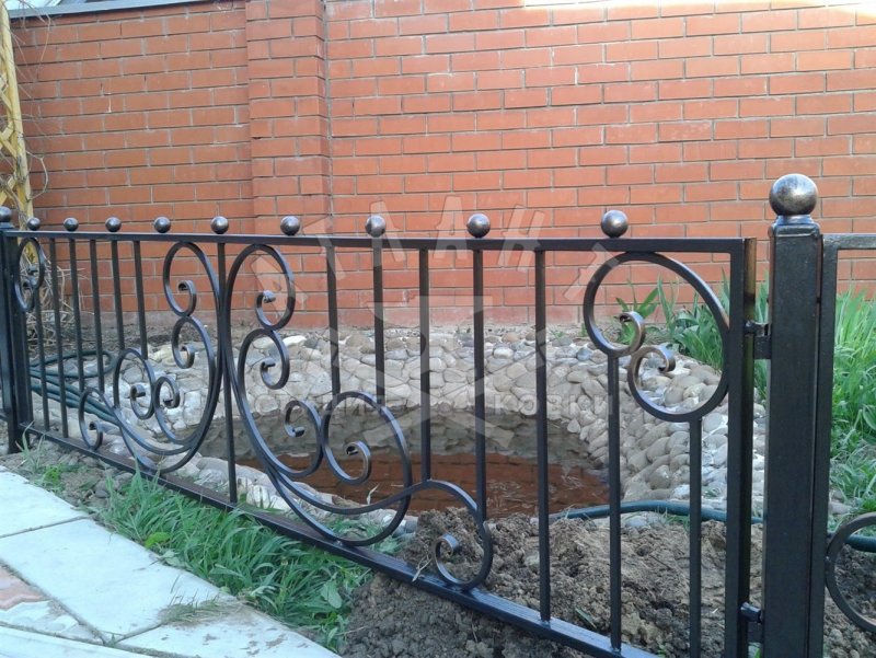 Забор для палисадника из металла