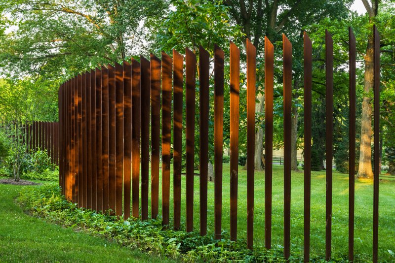 Corten Steel Fence