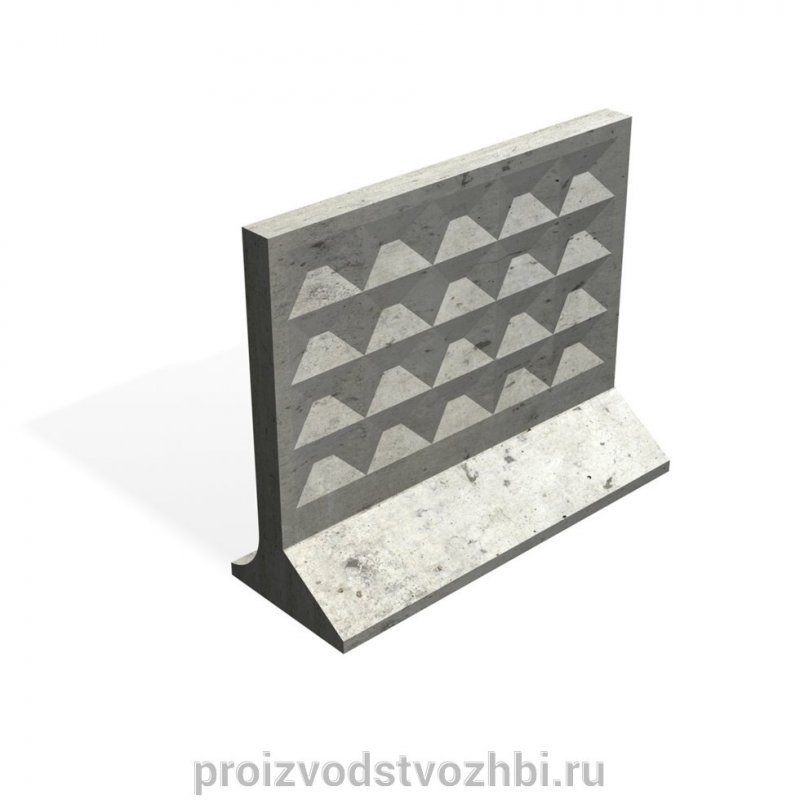 Забор ЖБИ самостоящий