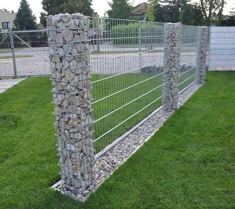 Забор из сетки