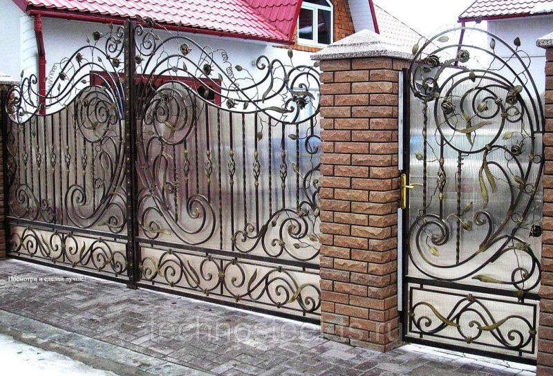 Кованые ворота Сикард