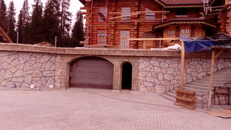 Заборы из арт бетона фото