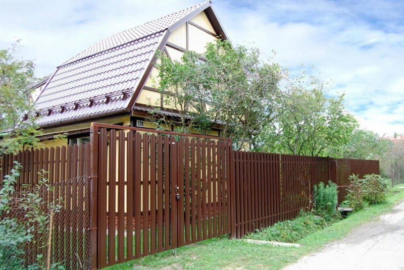 Штакетник Баррера круглый рез 3005