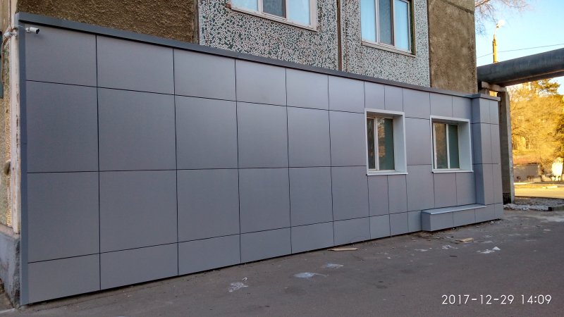 Фасадные кассеты частный дом