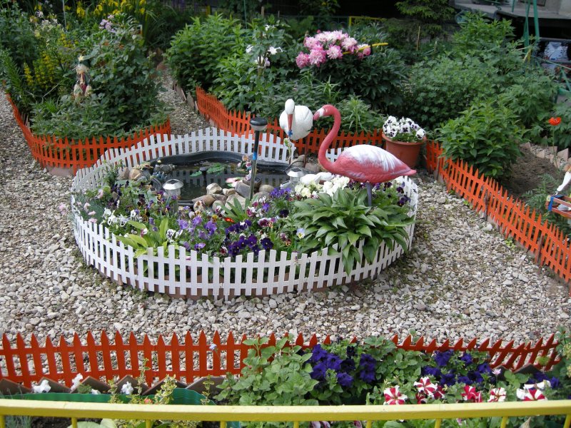 Украсить палисадник
