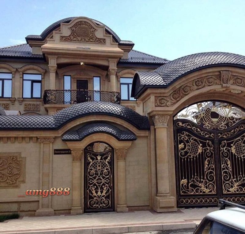 Дагестанский камень облицовка особняк