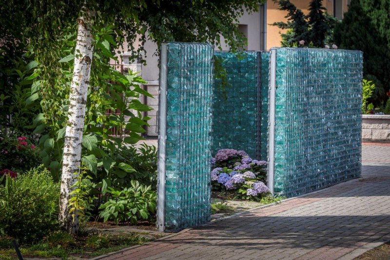 Габионы из стекла