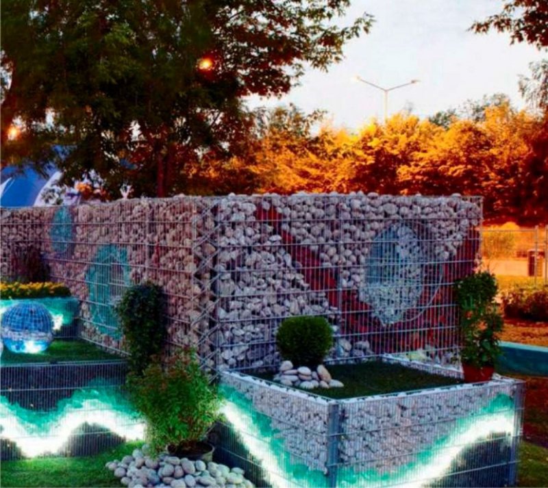 Эрклез в клумбе