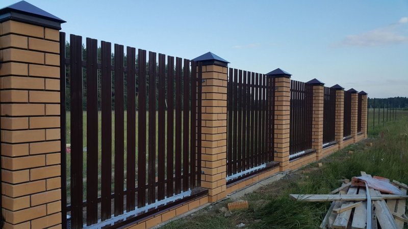 Комбинированные заборы