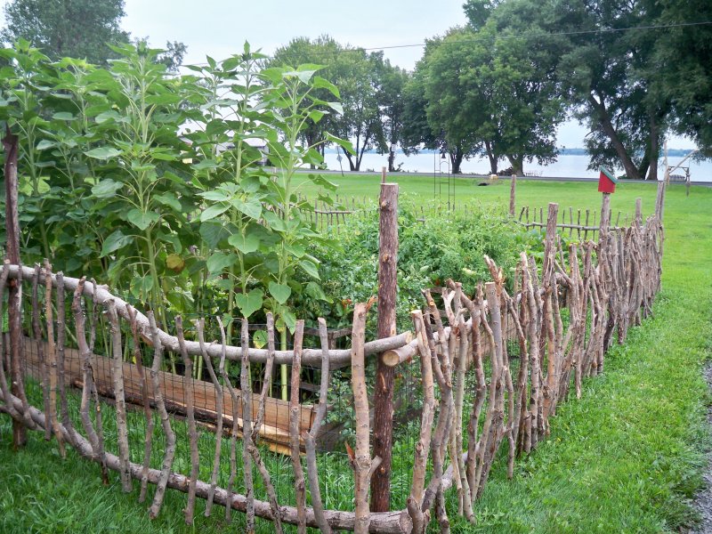 Жердяная изгородь