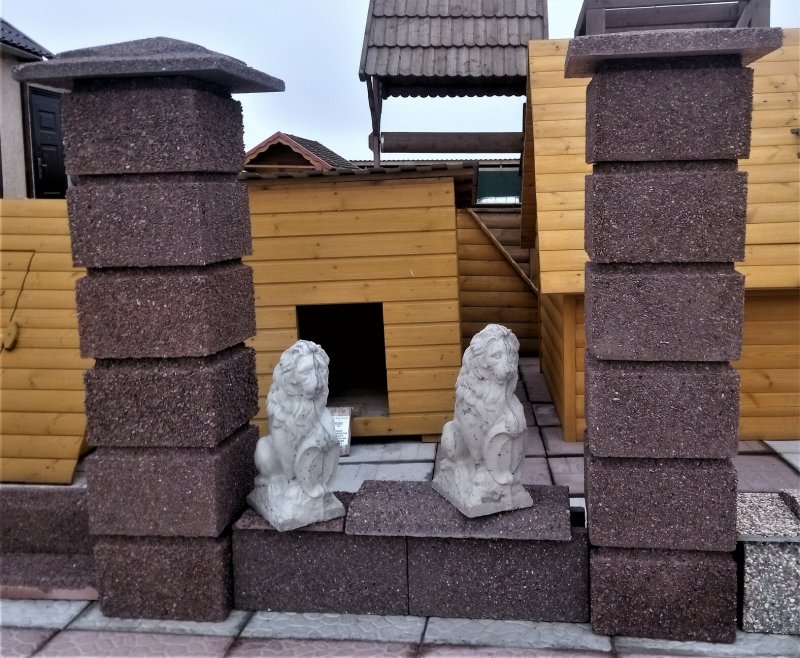 Столбовой блок 30х30х20