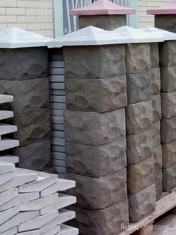 Шлакоблок Столбовой заборный