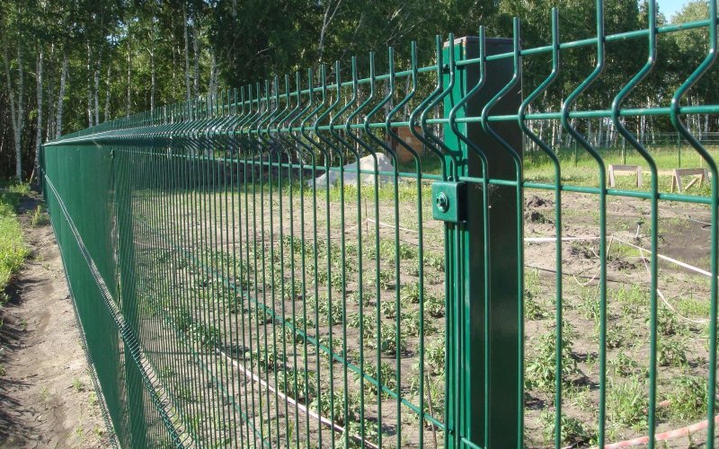 Металлический забор 3d