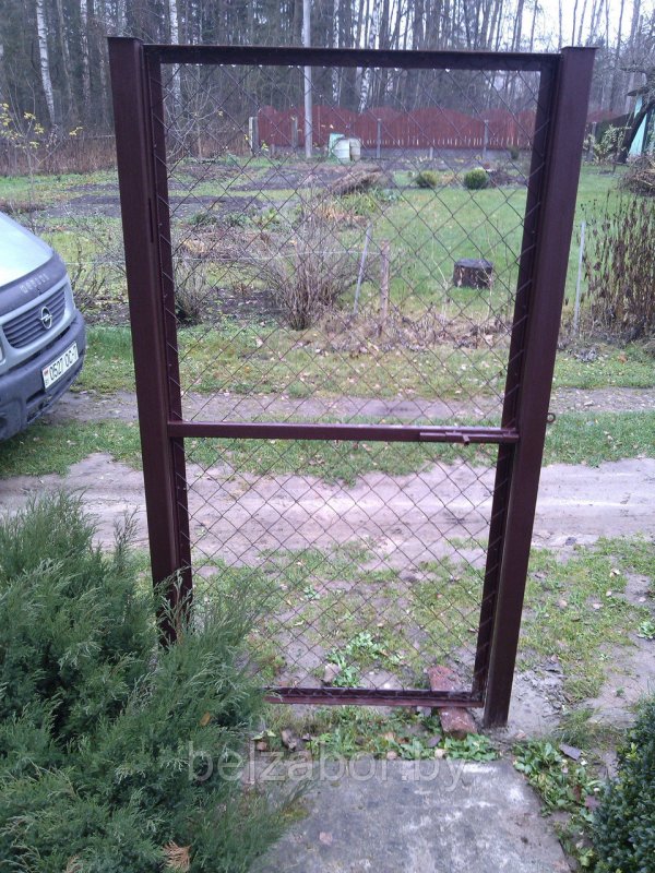 Калитка из сетки рабица