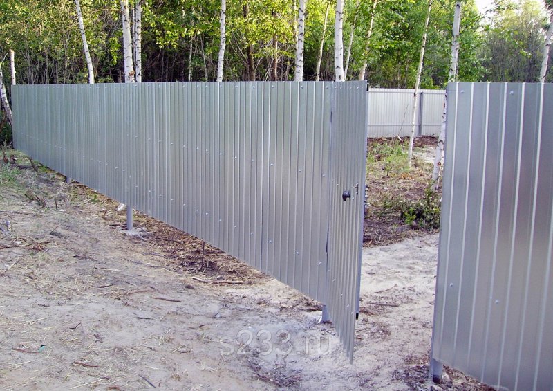 Забор из профлиста с35