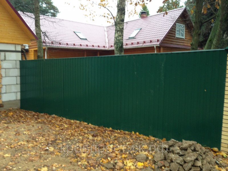 Профнастил с8 забор