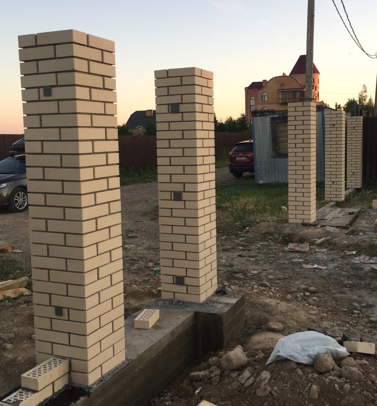 Кирпичная колонна 510х510