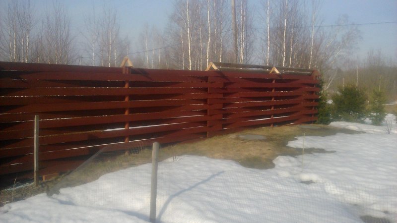 Плетеный забор