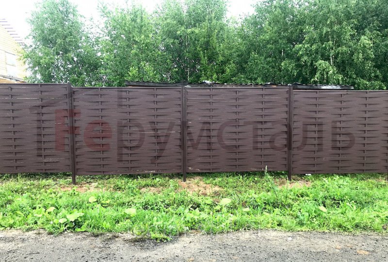 Забор Альпийская плетенка