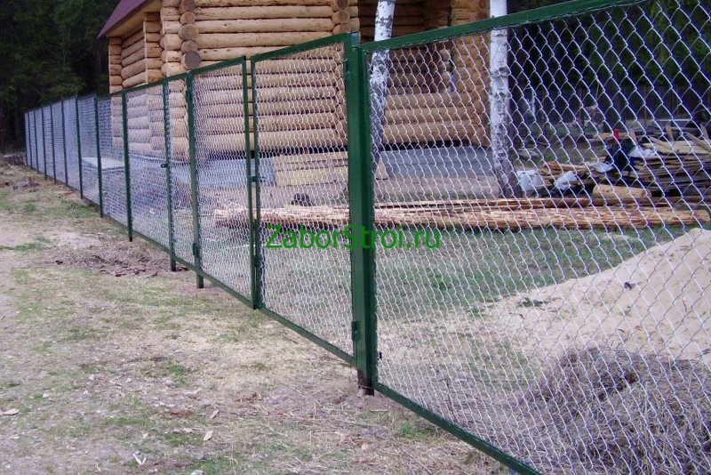 Забор секционный из сетки