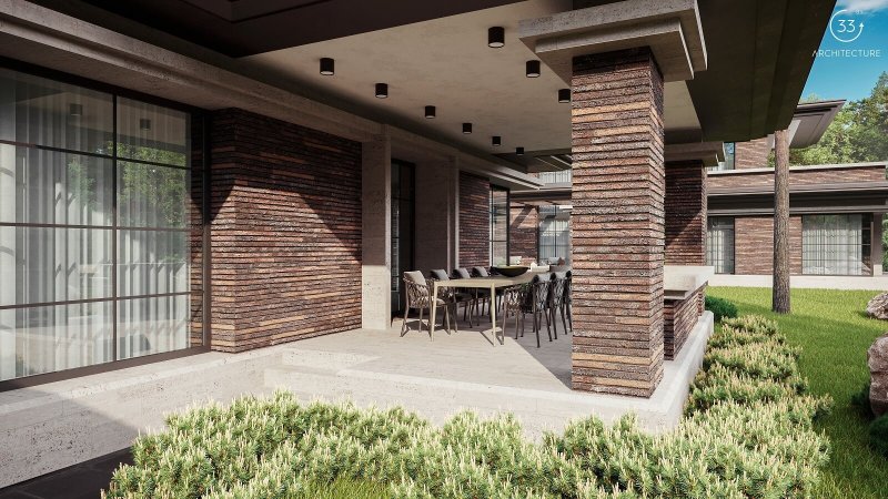 Дом в стиле Райта от Yunakov Architecture Design